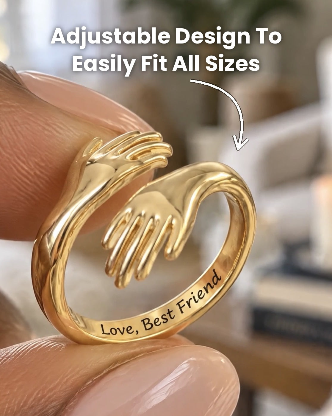 The Best Friend Hug Ring