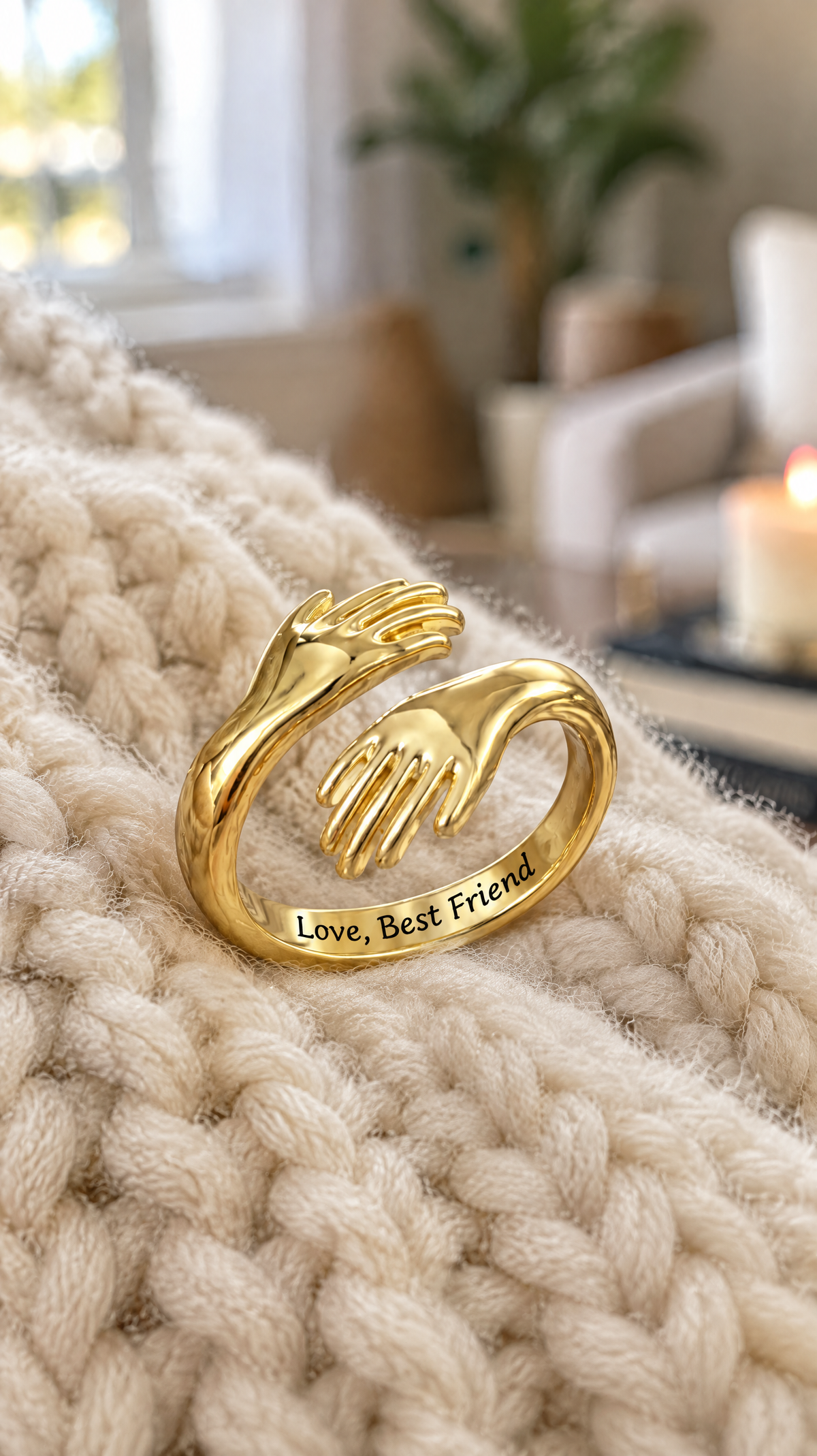 The Best Friend Hug Ring