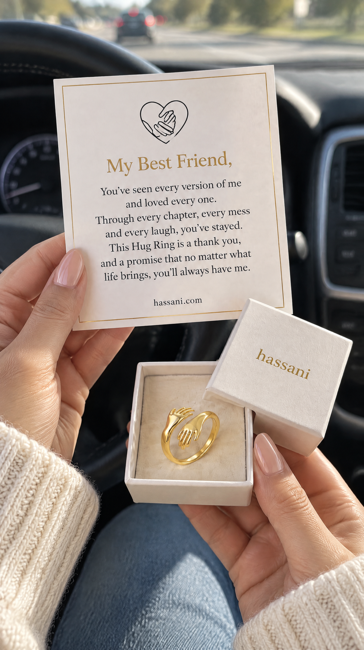 The Best Friend Hug Ring